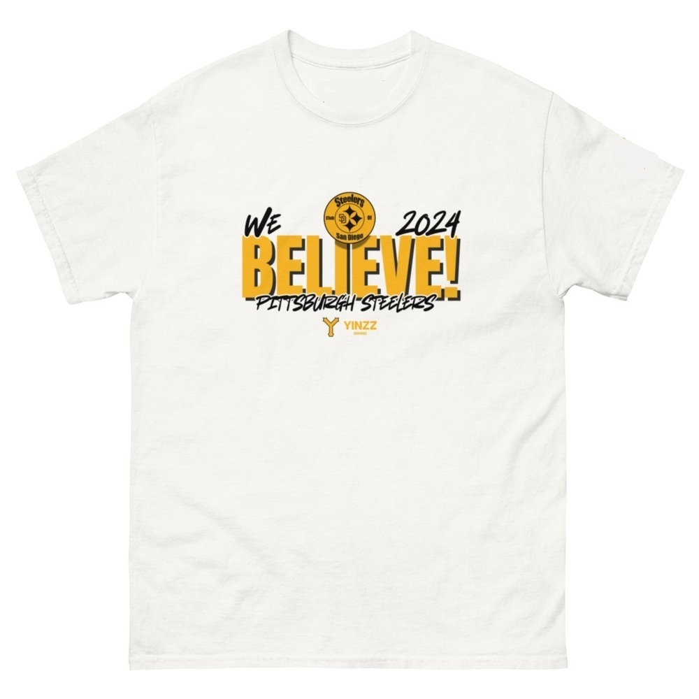 BELIEVE! TEE STEELERS SHIRT